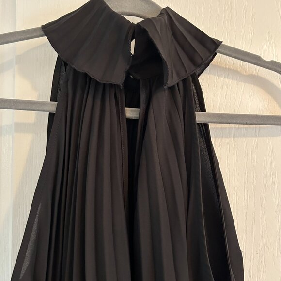 Zara Pleated Chiffon Top – Fun & Flowy Vibes Sz XS-NWT - Picture 3 of 9